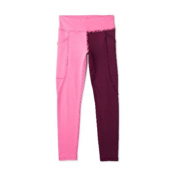 Girls Pull-On Active Athletic Comfy Leggings Pants 2-Pack Size XL (14-16) Plus - Picture 2 of 8
